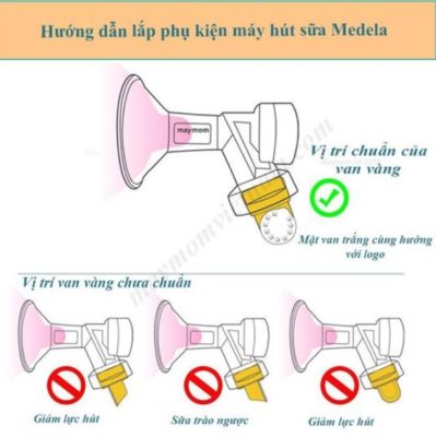Van vàng Medela (Maymom)