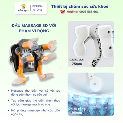 Cấu tạo của máy massage