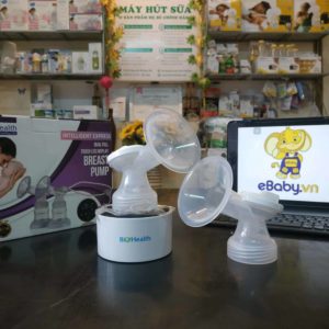 bộ cổ phễu máy hút sữa Biohealth điện đôi