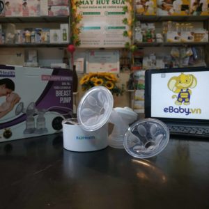 phễu massage máy hút sữa Biohealth điện đôi