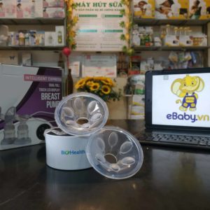 phễu massage máy hút sữa Biohealth điện đôi