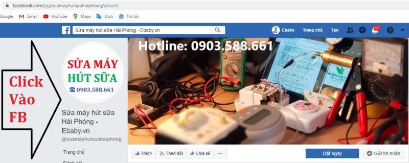 Sửa máy hút sữa Hải Phòng Sửa máy hút sữa Hải Phòng