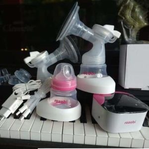 hình ảnh bộ sản phẩm máy hút sữa Rozabi Deluxe